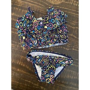 77 Kids By American Eagle Size 12-18 Months Paisley Colorful Bikini New NWT